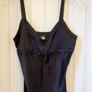 J. Crew black silk camisole